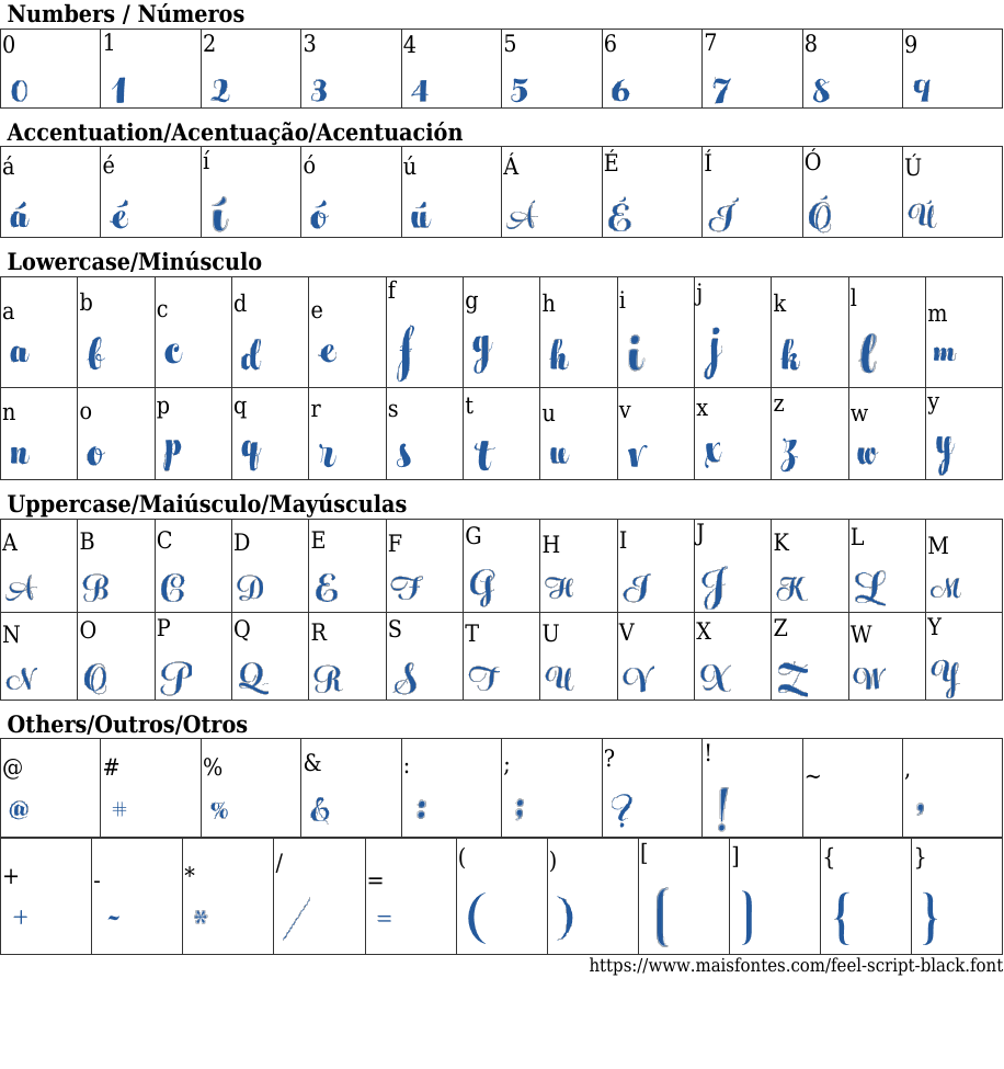 Feel Script Black Free Font Download MaisFontes