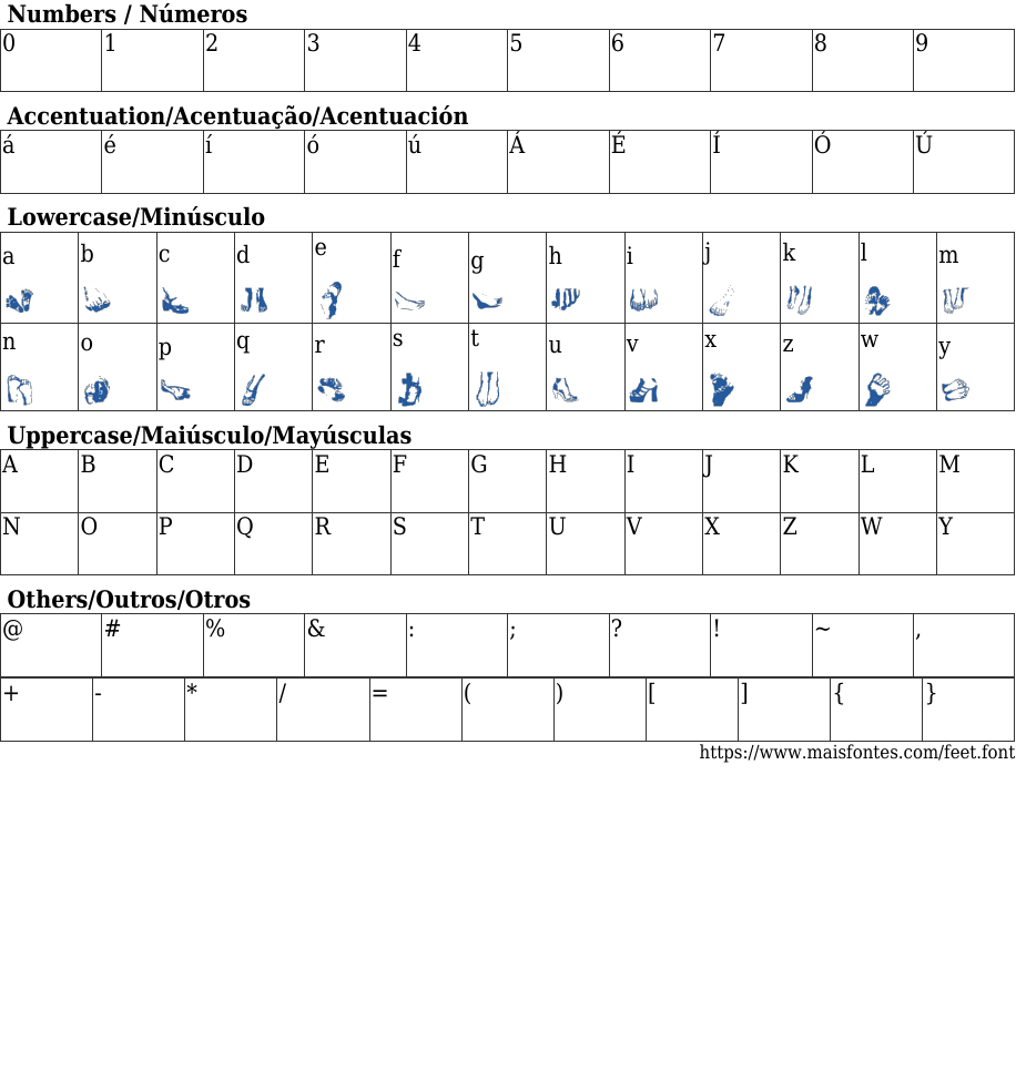 Feet Free Font Download MaisFontes