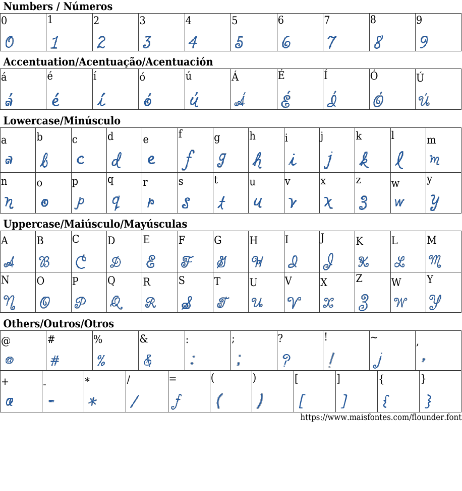 Flounder Free Font Download MaisFontes