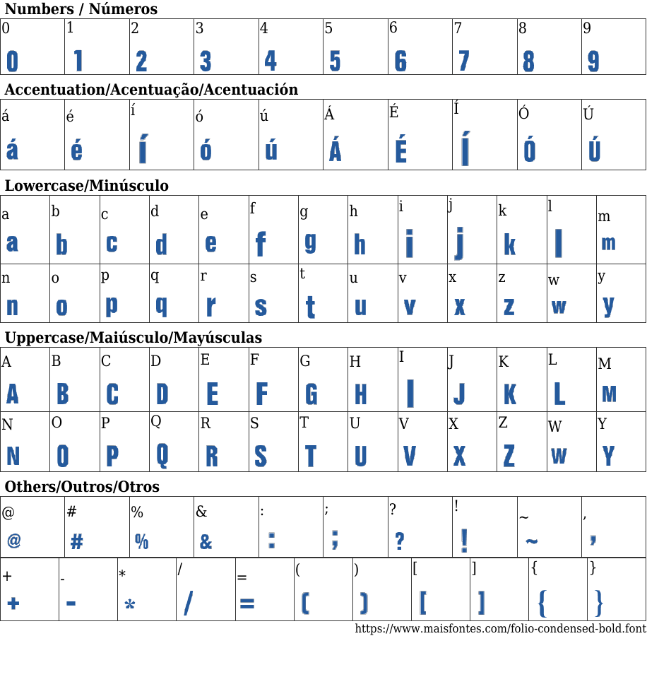 Folio Condensed Bold: Free Font Download MaisFontes