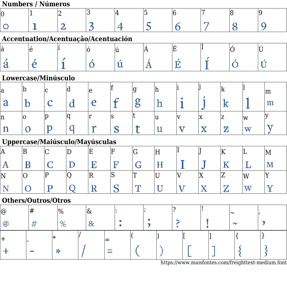 Freight Text Medium Free Font Download MaisFontes