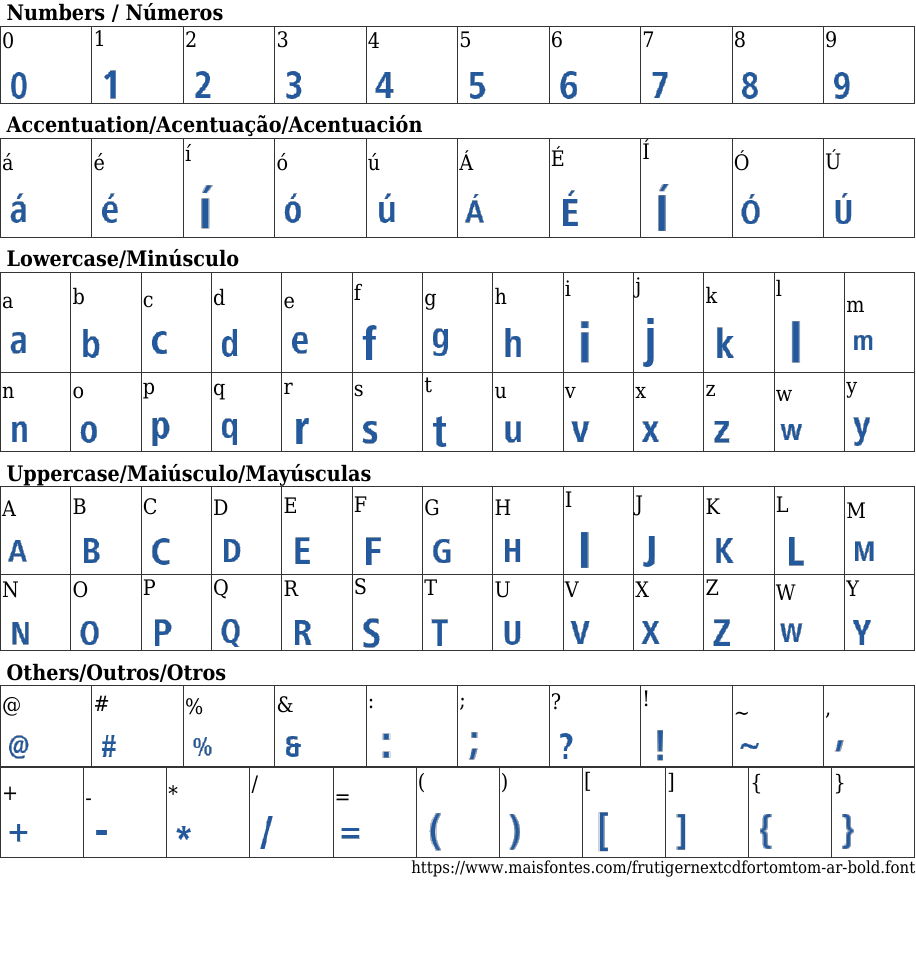 Frutiger Next TomTom Arabic Condensed Bold Free Font Download MaisFontes