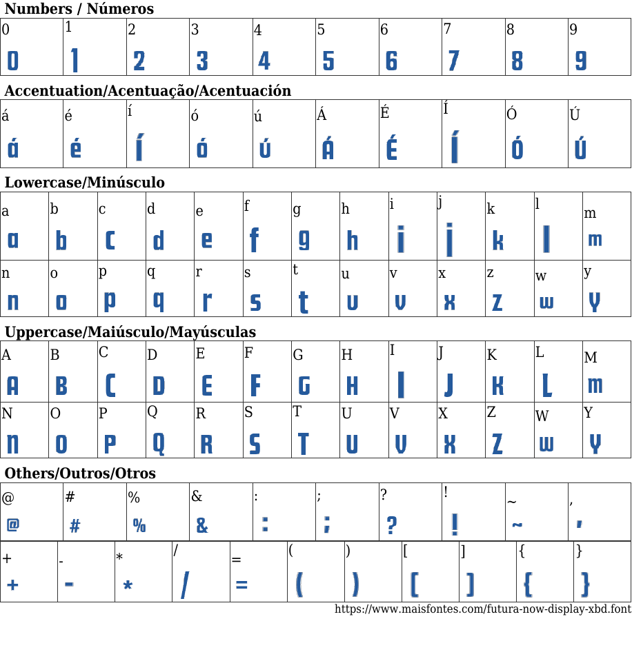 Futura Now Display ExtraBold Free Font Download MaisFontes