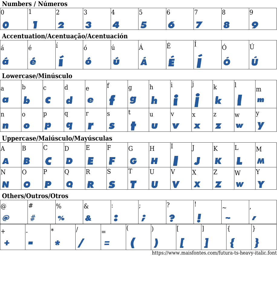 Futura TS Heavy Italic Free Font Download MaisFontes