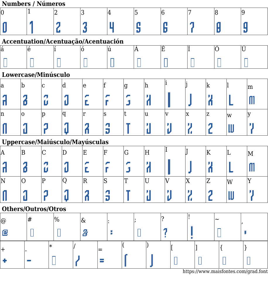 GRAD: Download Free Font | MaisFontes