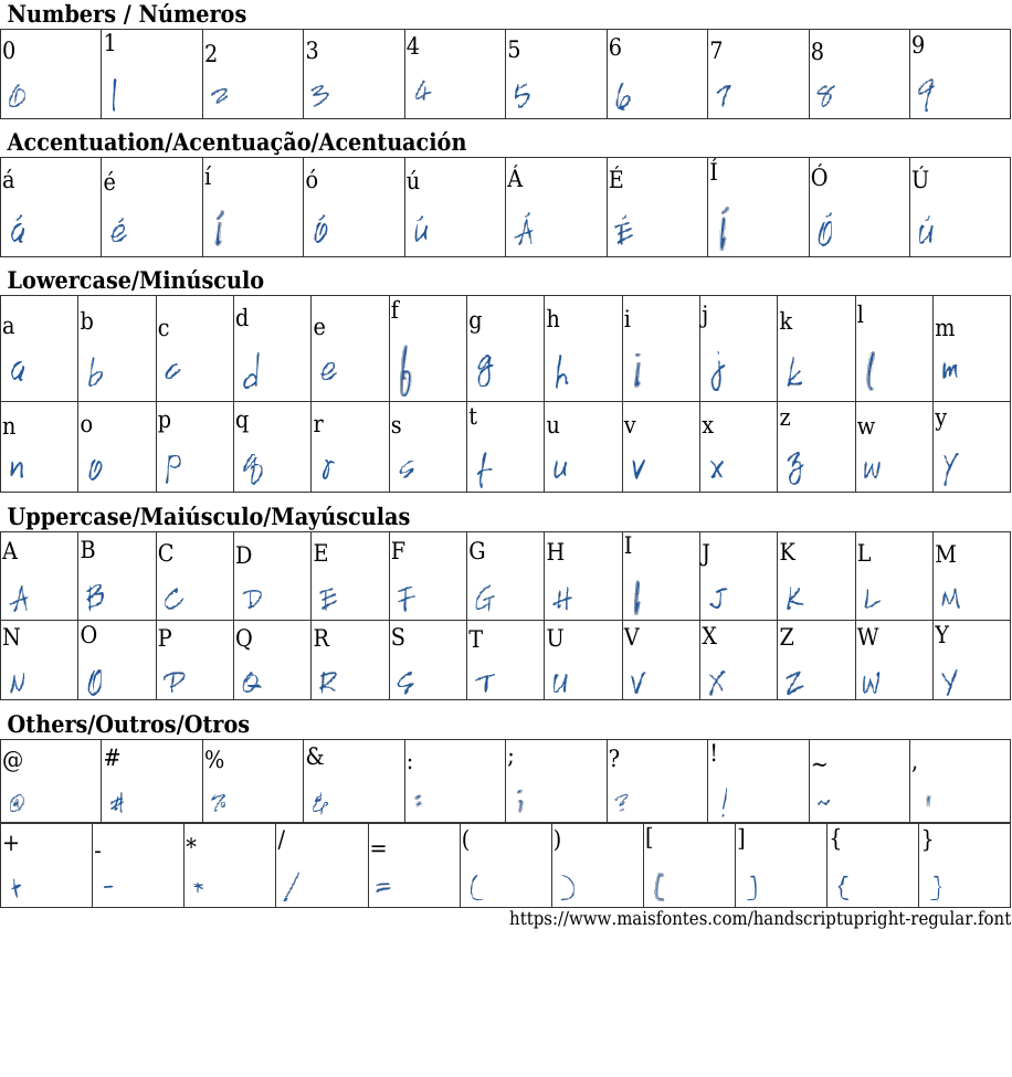 Hand Script Upright Regular: Free Font Download | MaisFontes