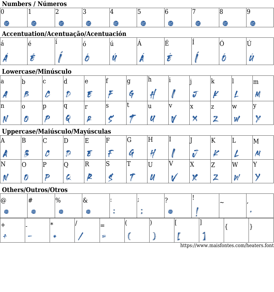 Heaters Free Font Download MaisFontes