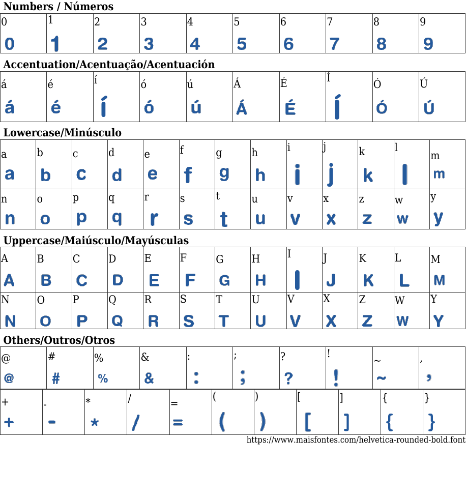 Helvetica Rounded Bold Font: Free Download | MaisFontes