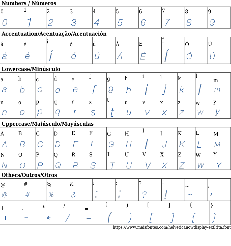 Helvetica Now Display ExtraLight Italic Free Font Download MaisFontes
