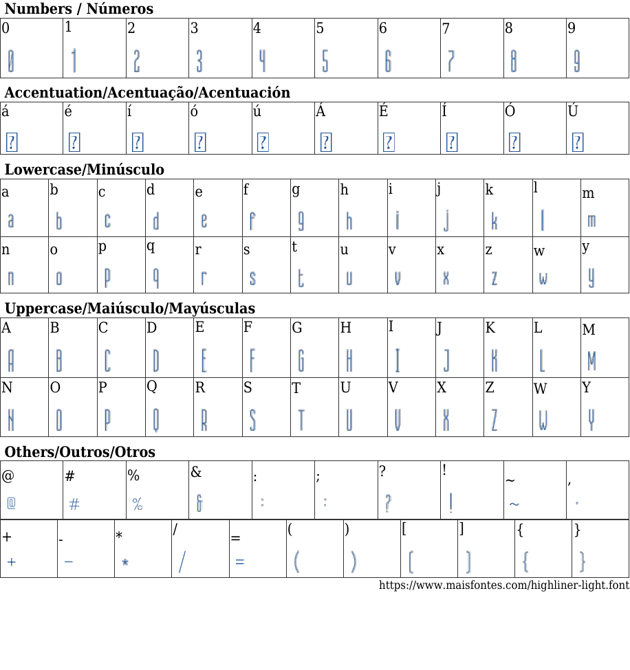 Highliner Light Baixar Fonte Grátis MaisFontes