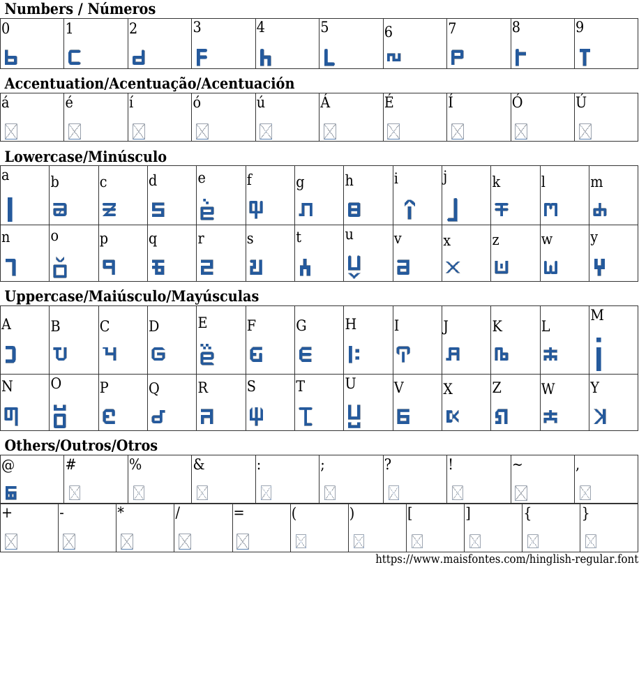Hinglish Regular Font: Free Download | MaisFontes