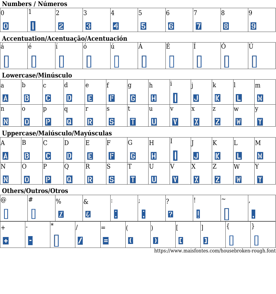 House Broken Rough Free Font Download MaisFontes