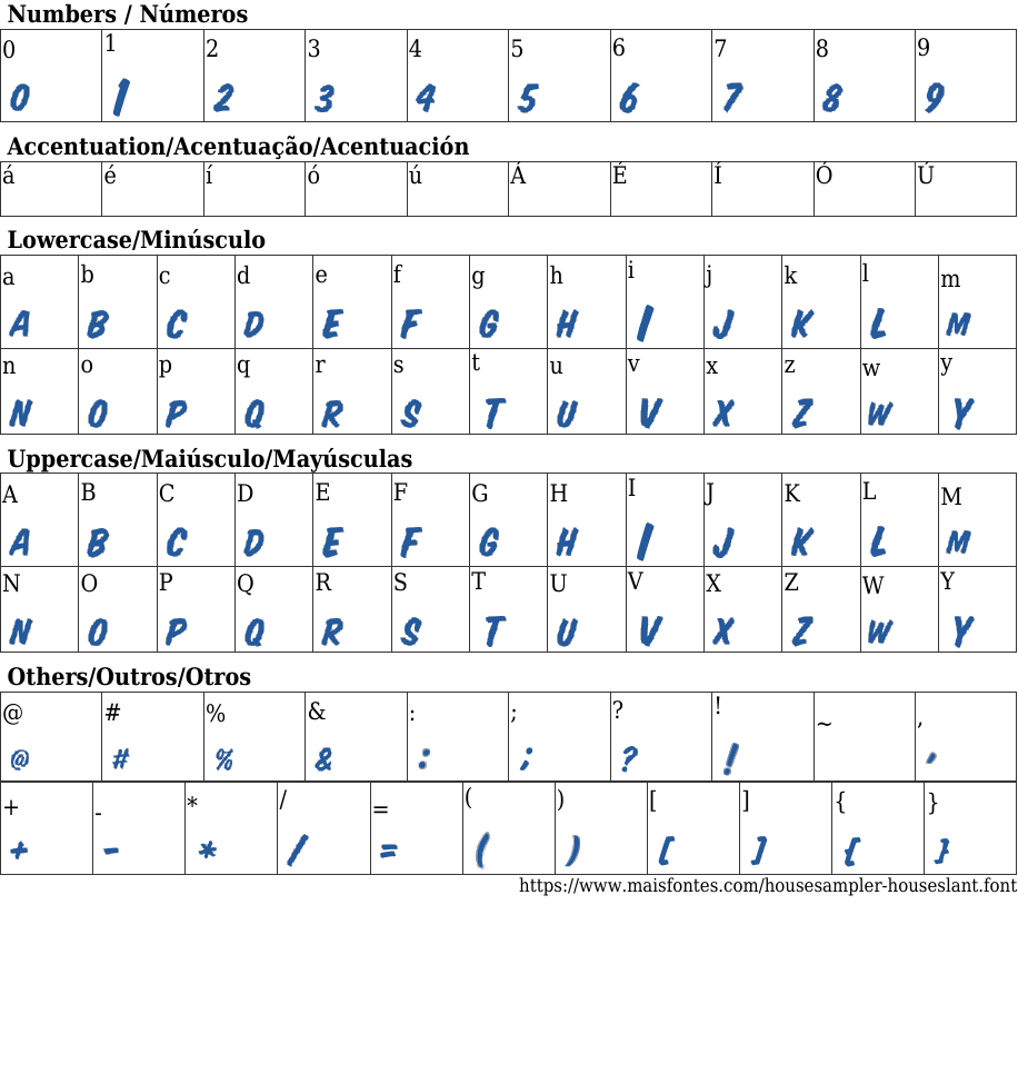 HouseSampler House Slant Free Font Download MaisFontes