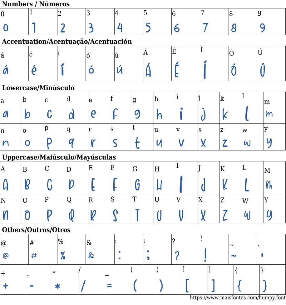 Humpy Font: Free Download | MaisFontes