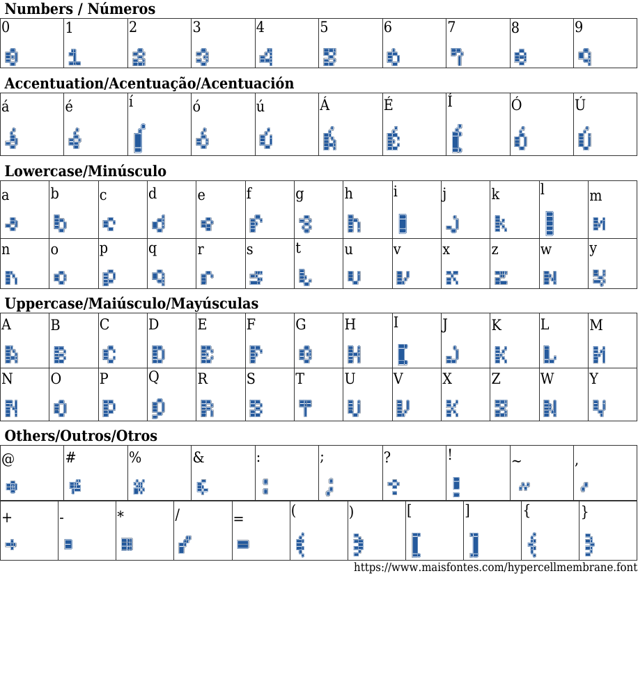 Hypercell Membrane Font: Free Download | MaisFontes