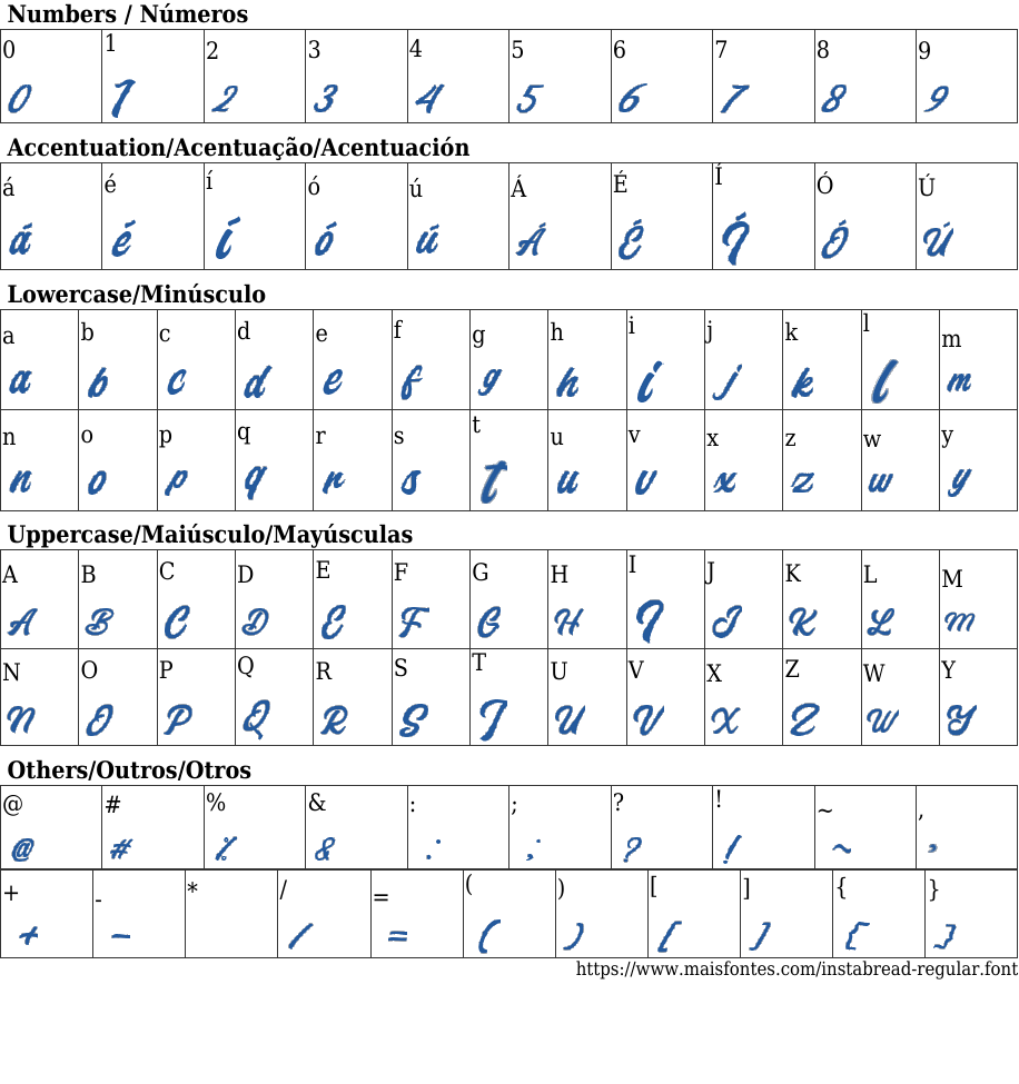 Instabread Regular Free Font Download MaisFontes
