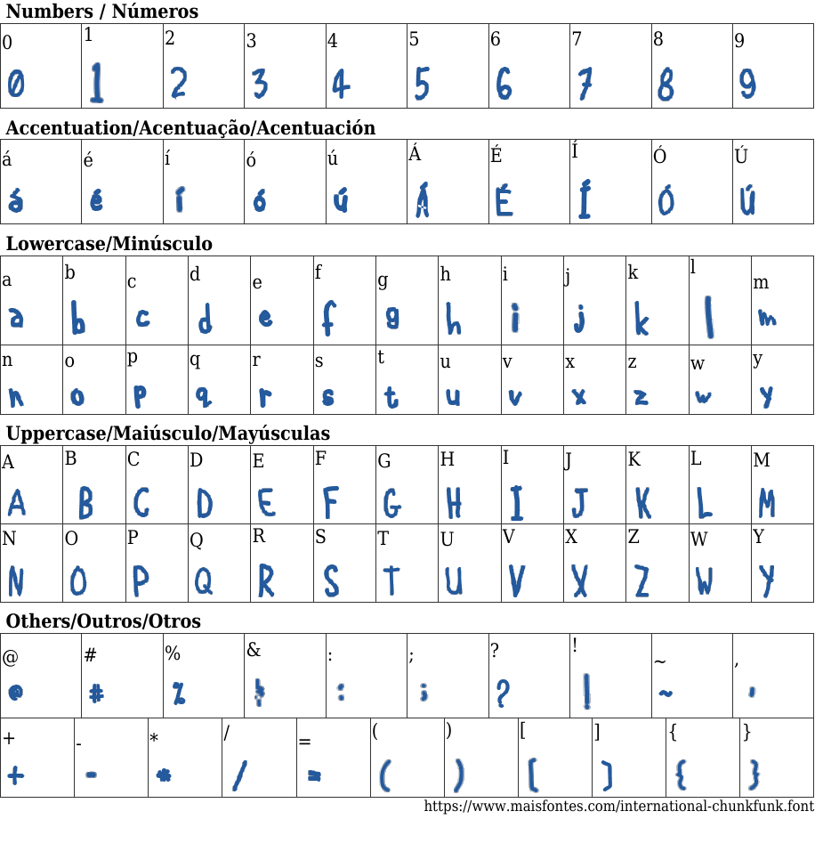 International Chunkfunk Free Font Download MaisFontes