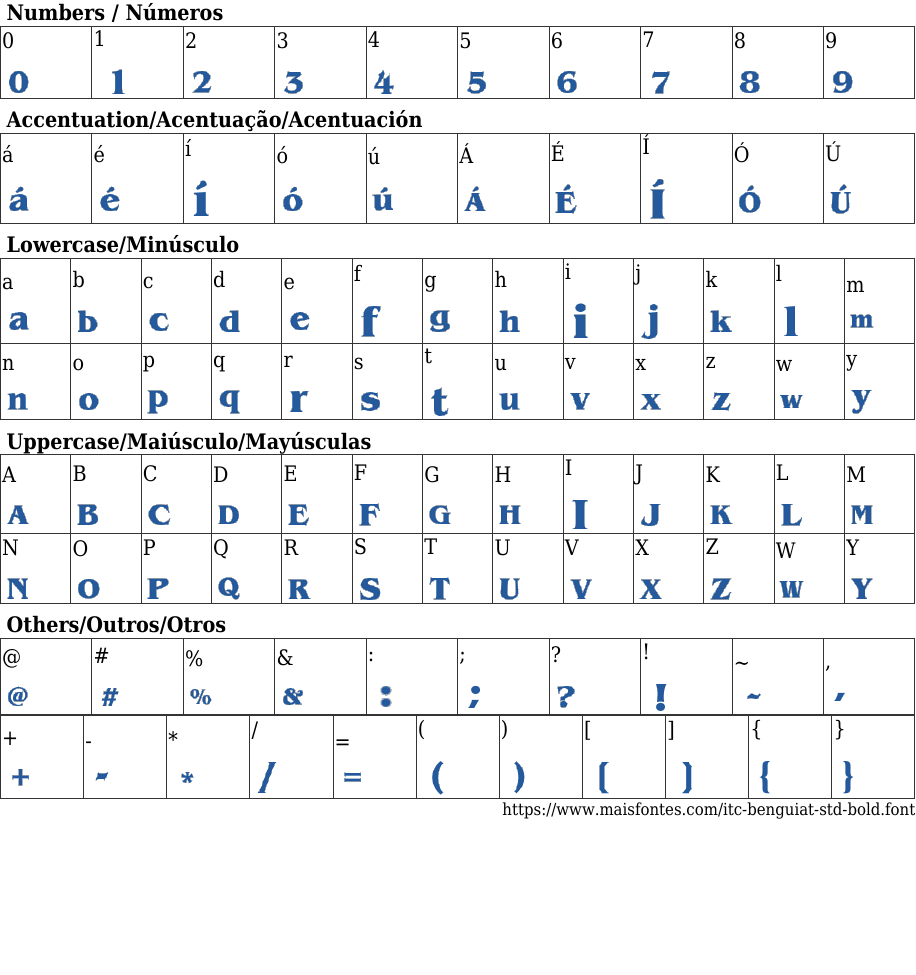 ITC Benguiat Std Bold Free Font Download MaisFontes