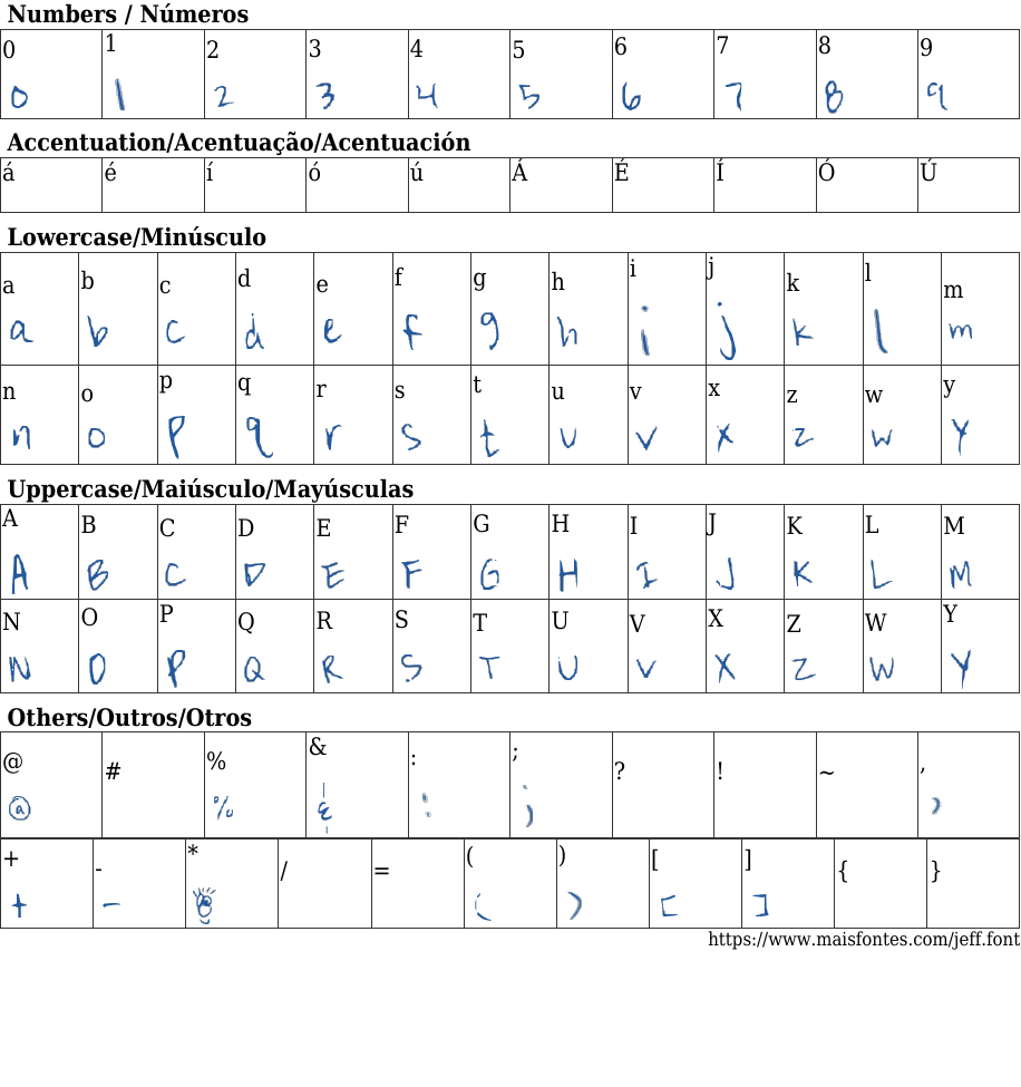 Jeff: Free Font Download | MaisFontes