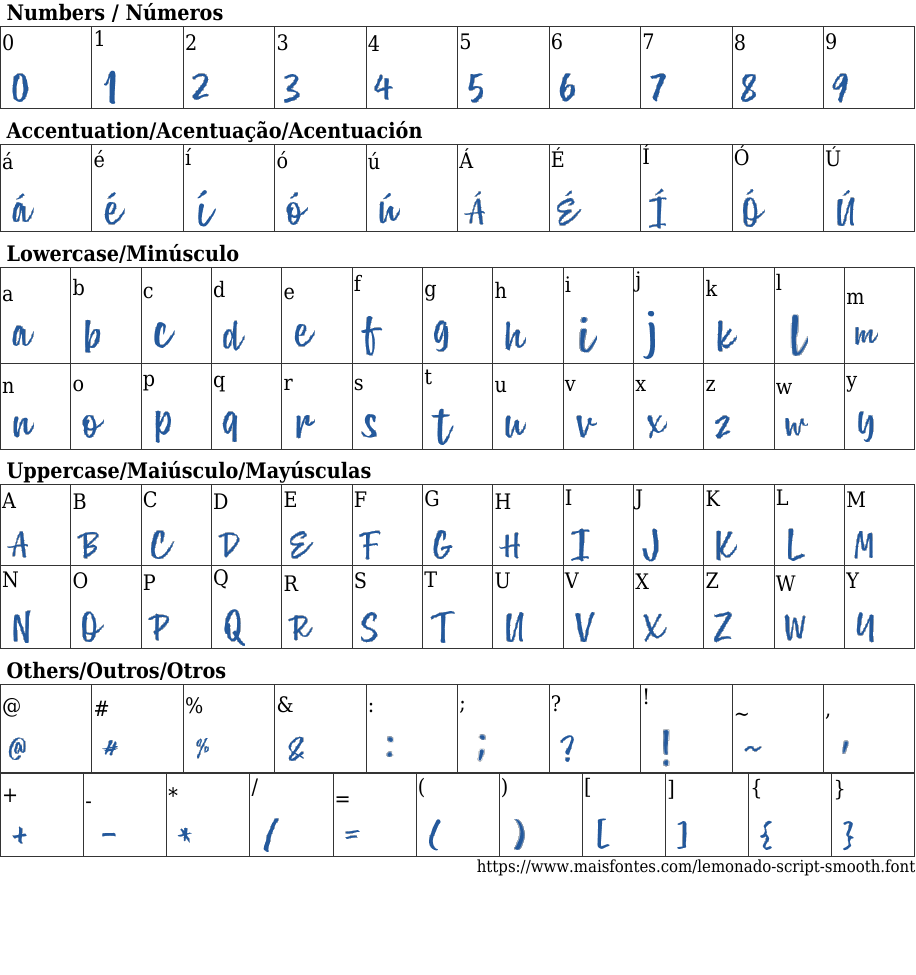 Lemonado Script Smooth Free Font Download MaisFontes