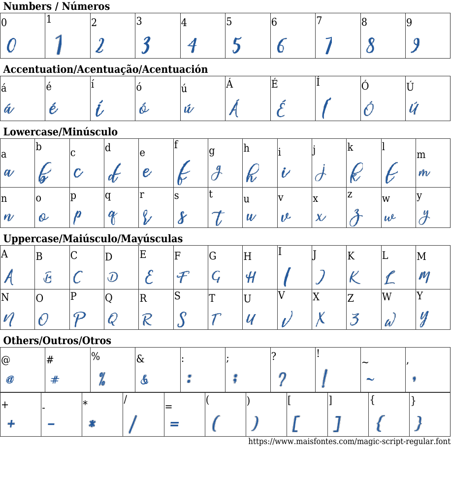 Magic Script Regular: Free Font Download | MaisFontes