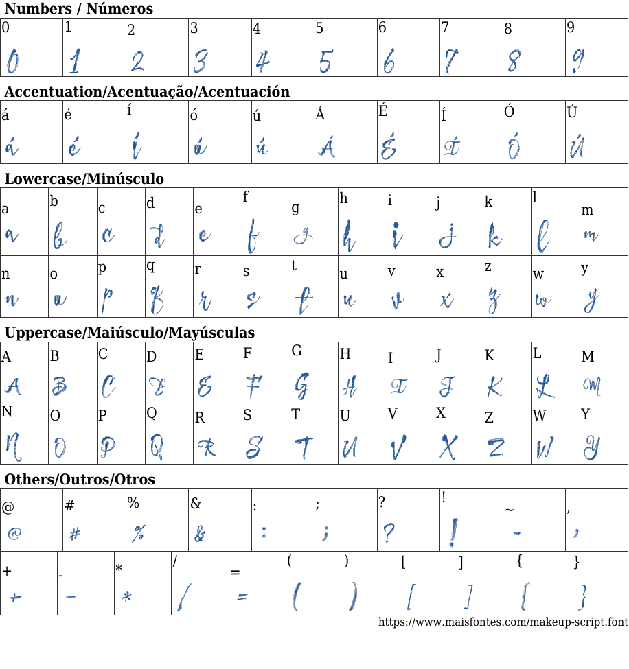 Makeup Script Free Font Download MaisFontes