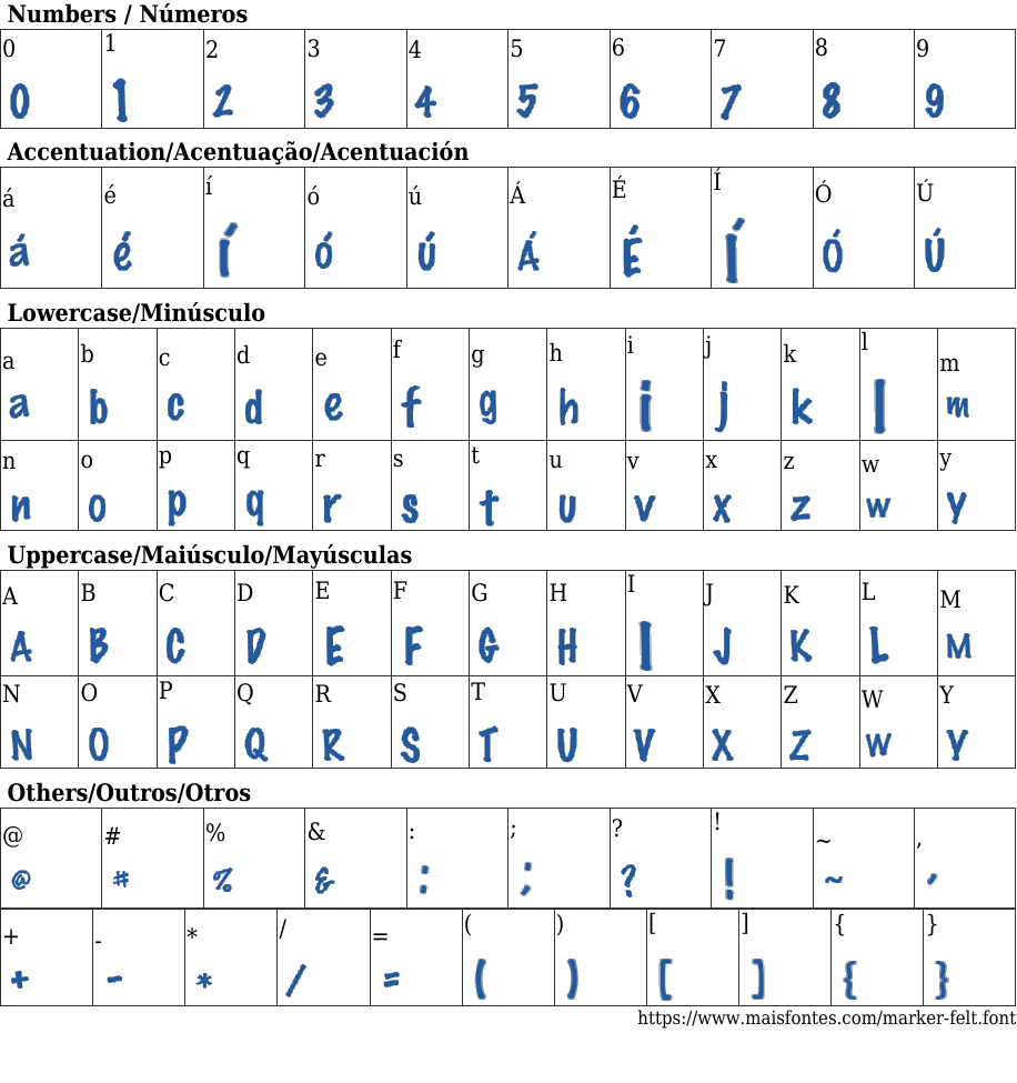 Marker Felt Free Font Download MaisFontes