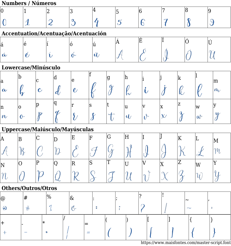 Master Script: Free Font Download | MaisFontes