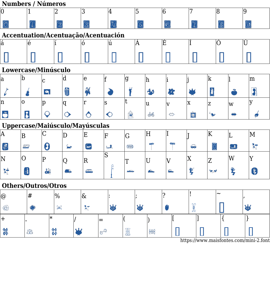 Mini: Free Font Download | MaisFontes