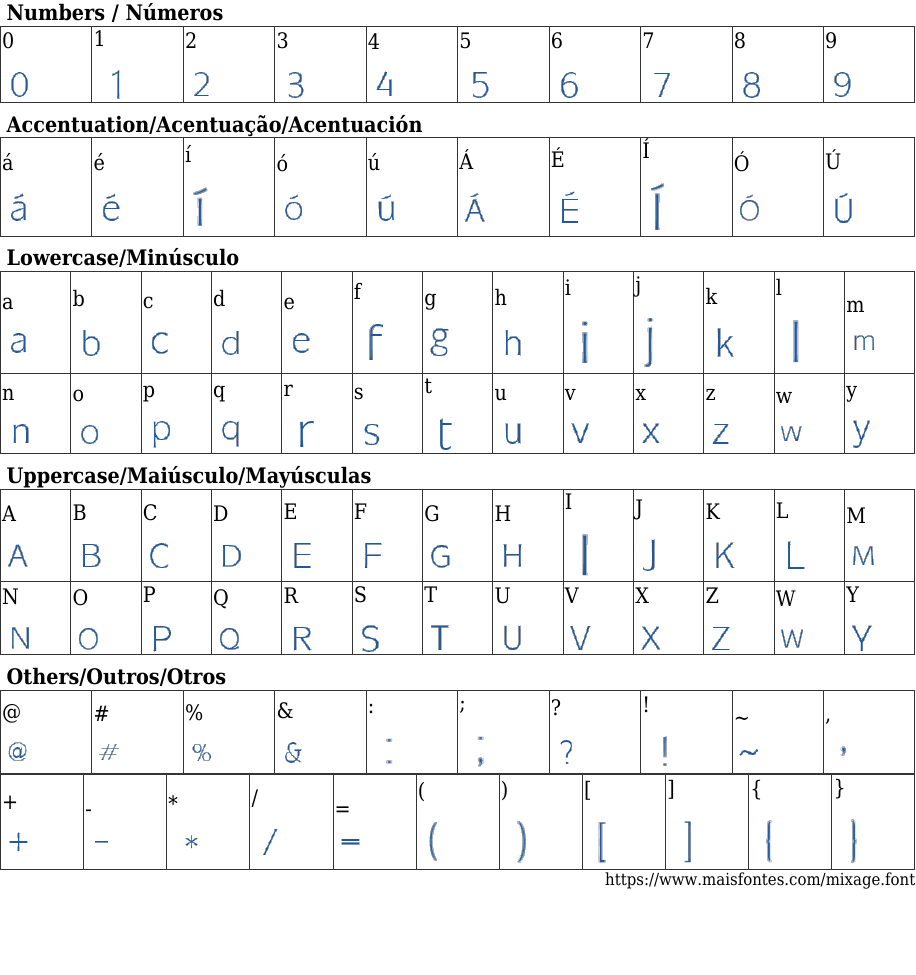 Mixage: Free Font Download MaisFontes