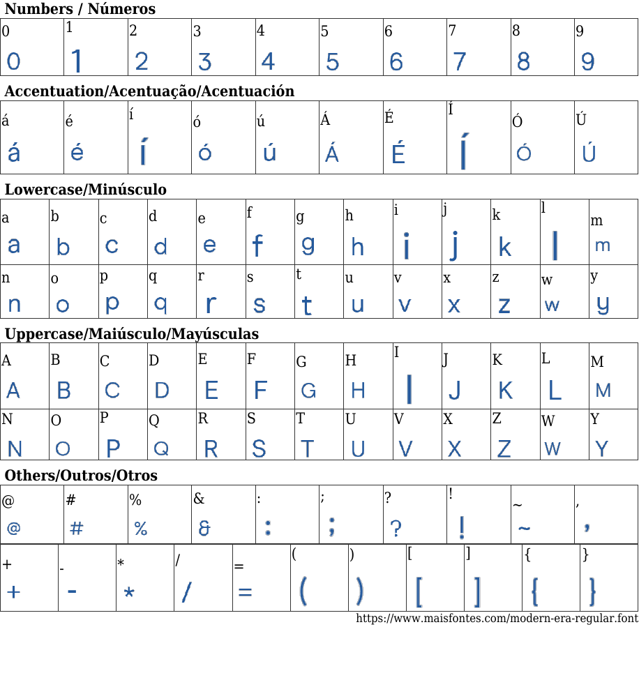 Modern Era Regular Free Font Download MaisFontes