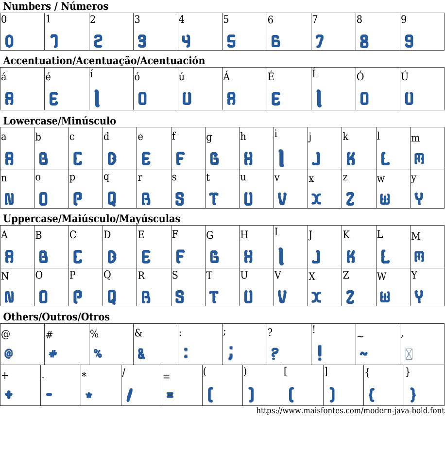 Modern Java Bold: Free Font Download | MaisFontes