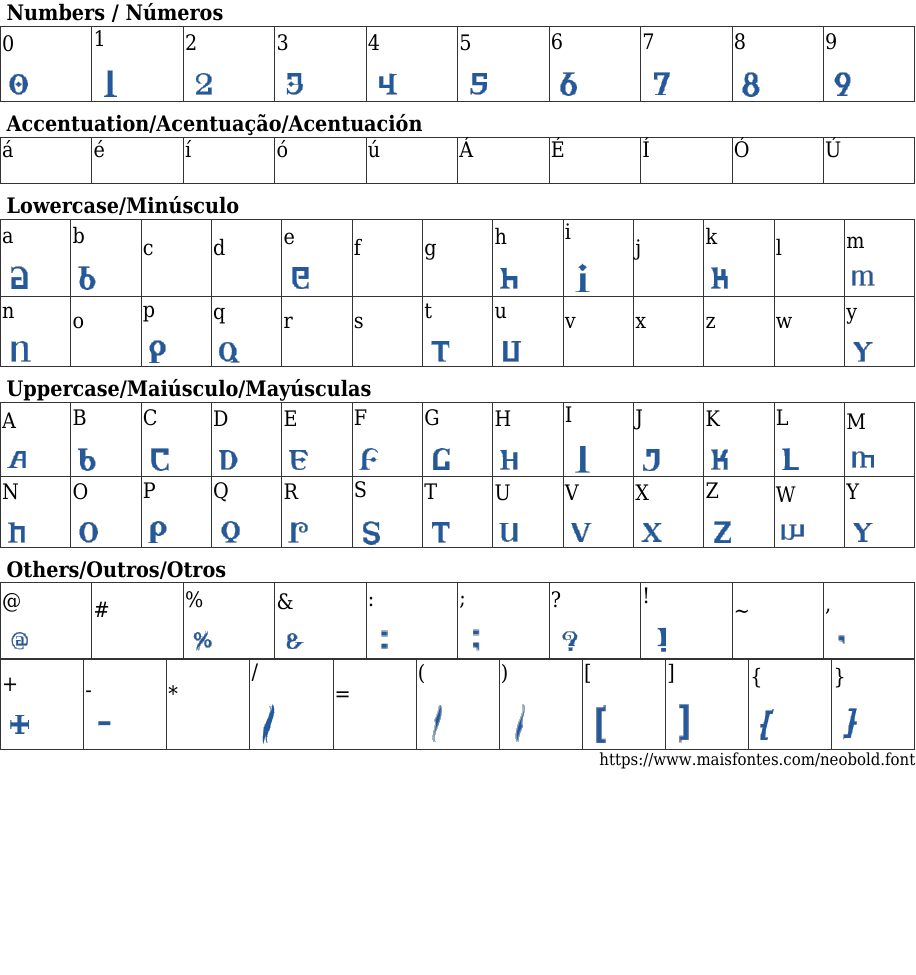 NEO BOLD Free Font Download MaisFontes