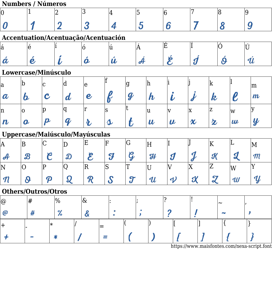 Nexa Script: Free Font Download | MaisFontes