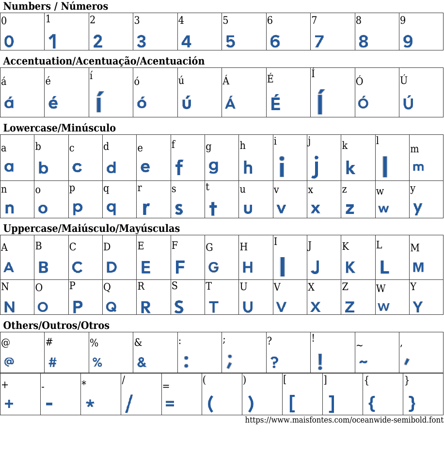 Oceanwide Semibold Free Font Download MaisFontes