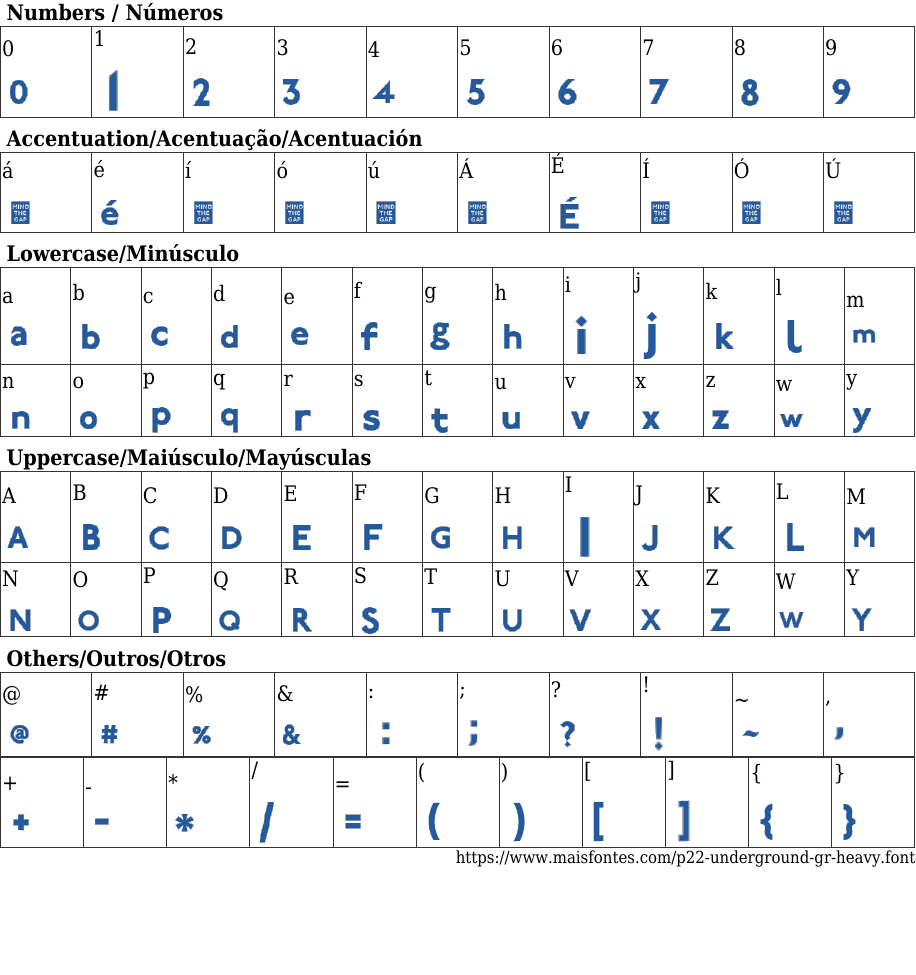P22 Underground GR Heavy Free Font Download MaisFontes