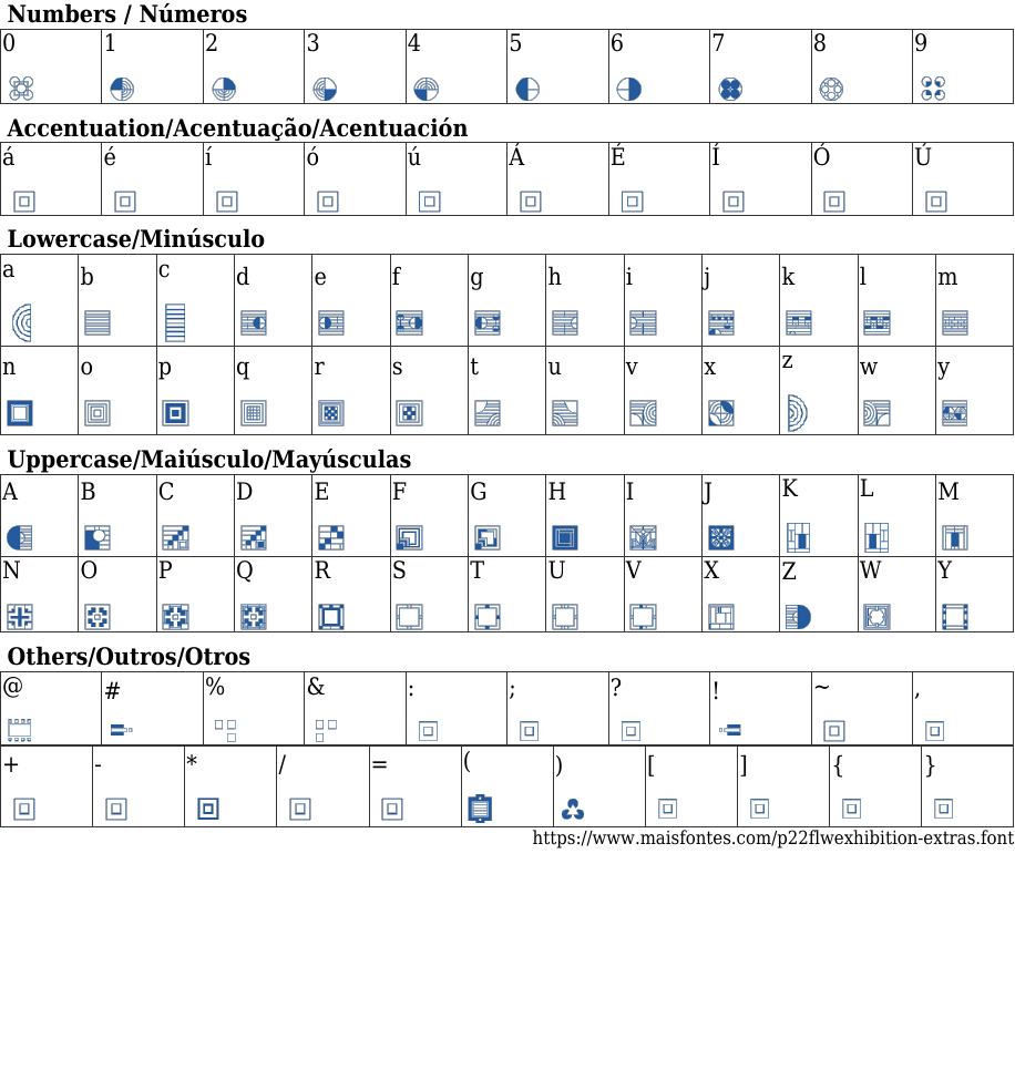 P22 FLW Exhibition Extras Baixar Fonte Grátis MaisFontes