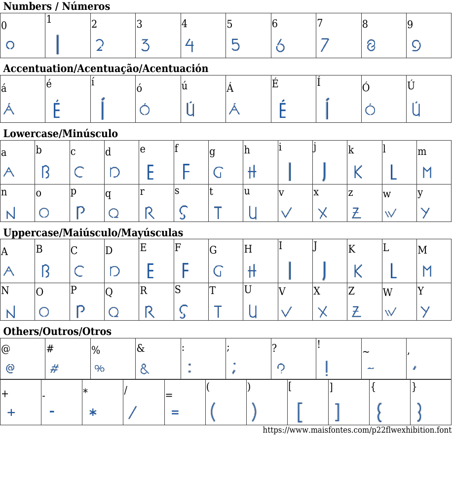 P22 FLW Exhibition Free Font Download MaisFontes