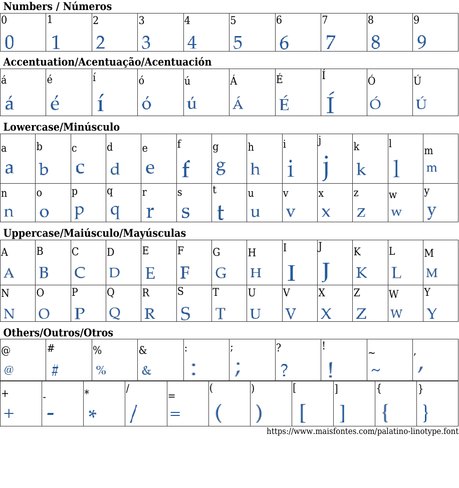 Palatino Linotype: Free Font Download MaisFontes