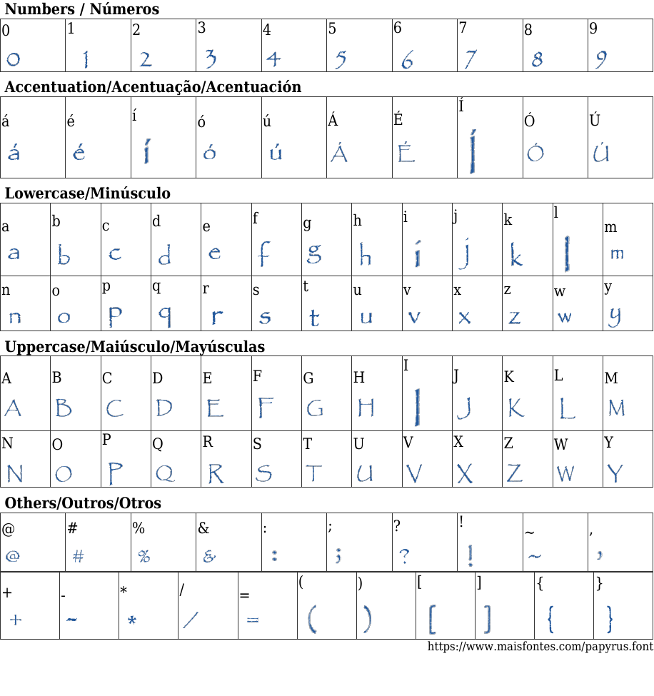 Papyrus Free Font Download MaisFontes