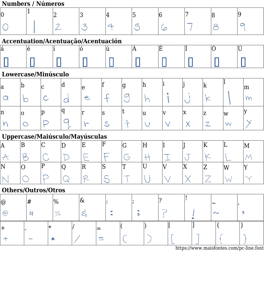 PC Line: Free Font Download | MaisFontes