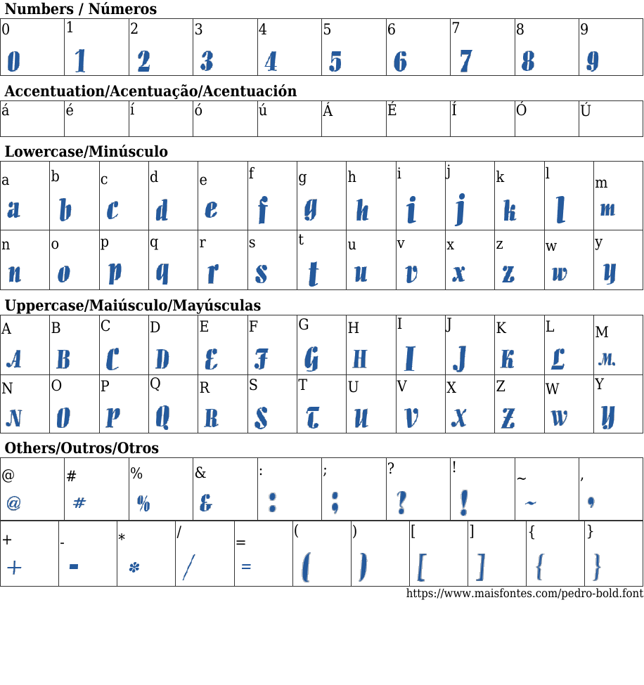 Pedro Stencil Bold Free Font Download MaisFontes