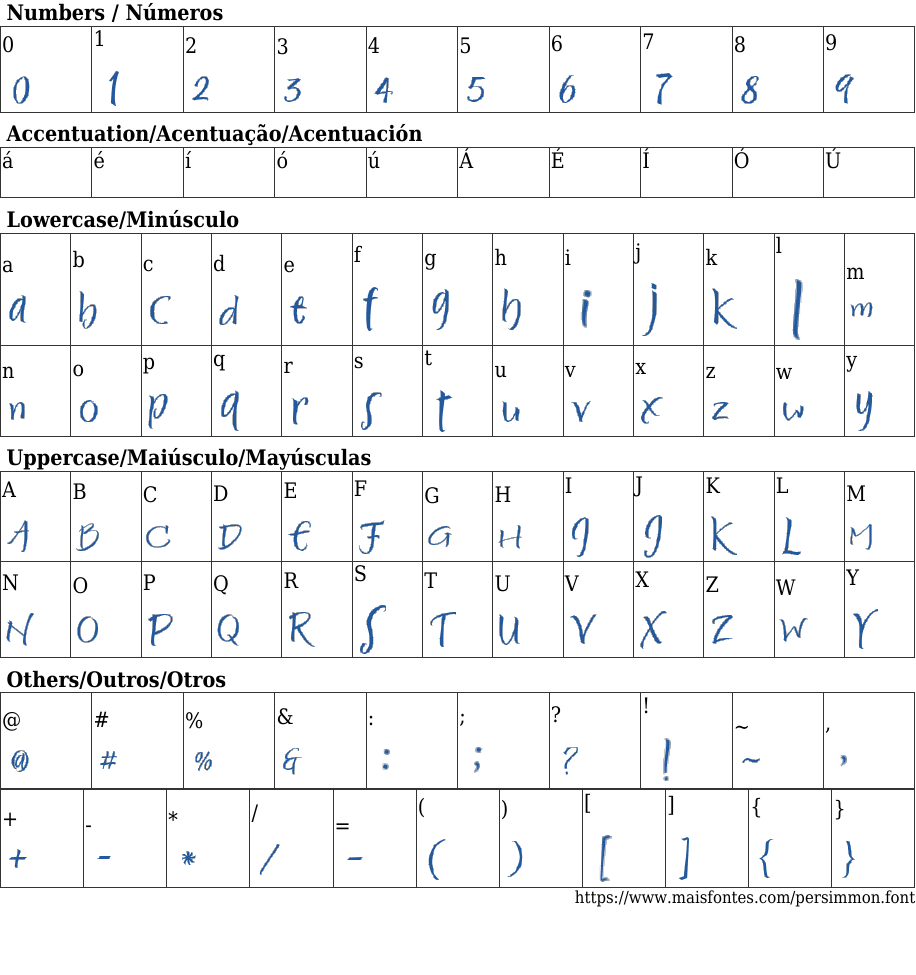 Persimmon Free Font Download MaisFontes