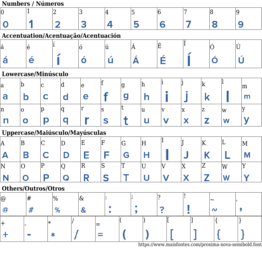 Proxima Nova Semibold Free Font Download MaisFontes