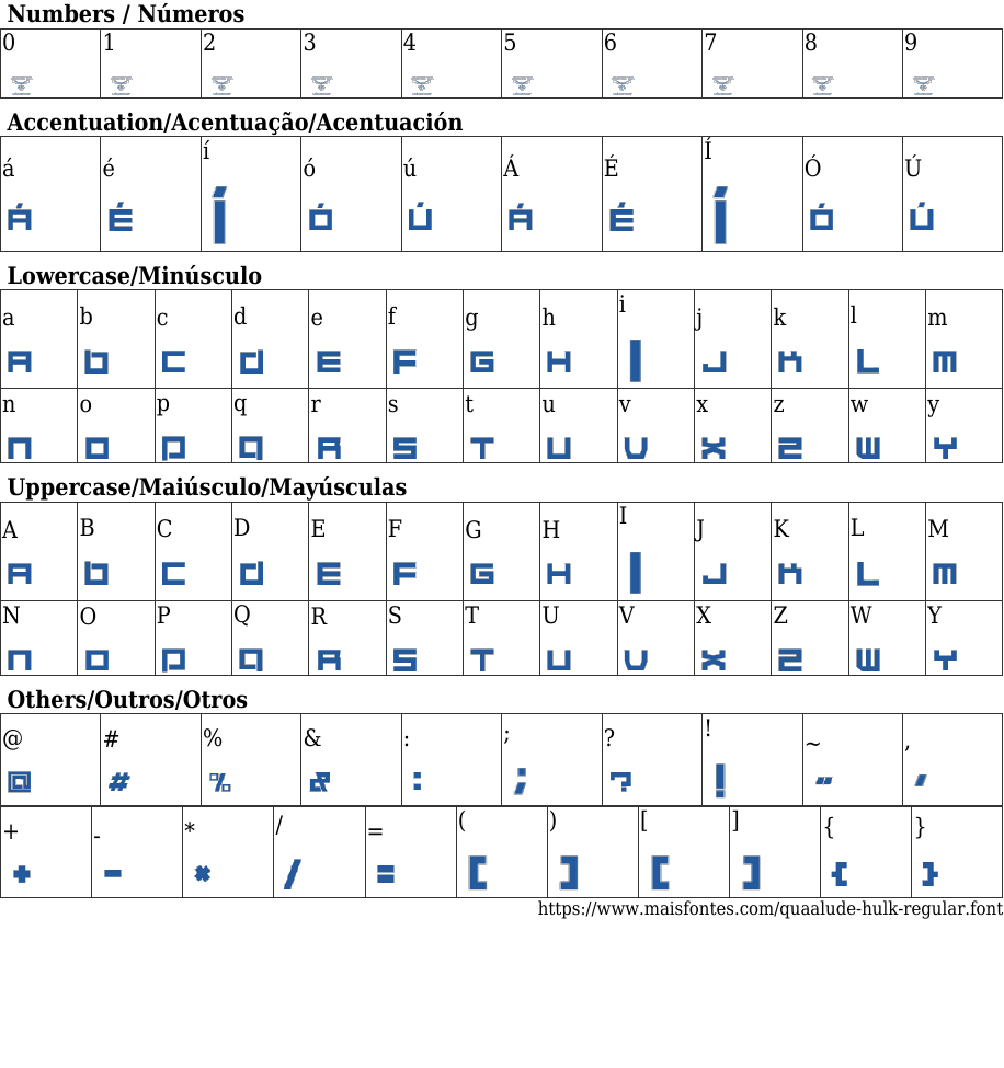 Quaalude hulk Regular: Baixar Fonte Grátis | MaisFontes