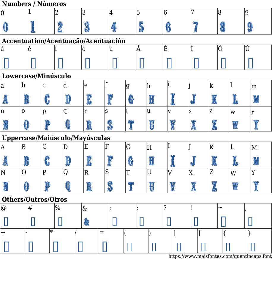 Quentin Caps Free Font Download MaisFontes