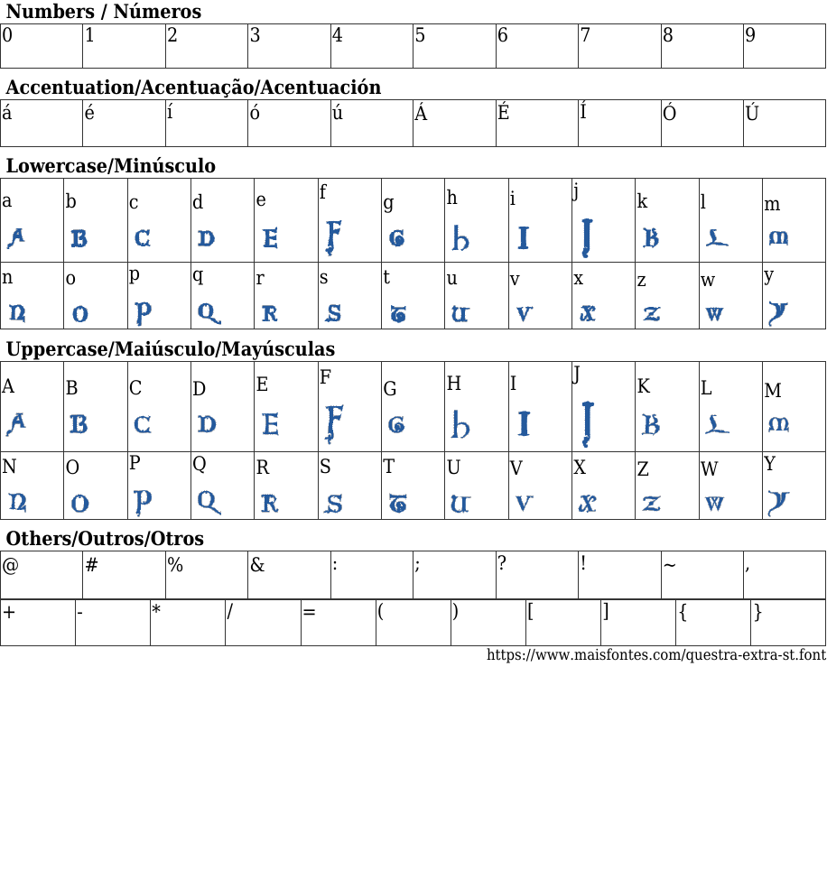 Questra Extra ST Free Font Download MaisFontes