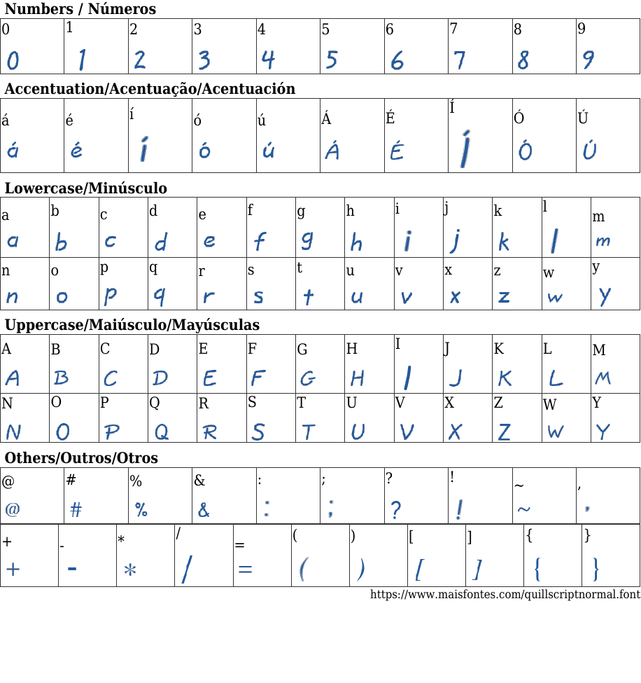 Quill Script Normal: Free Font Download | MaisFontes