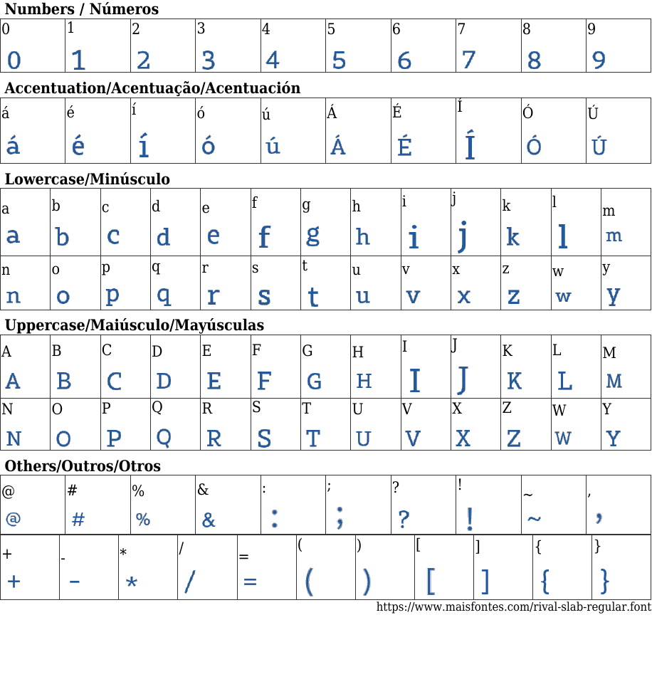 Rival Slab Regular Free Font Download MaisFontes