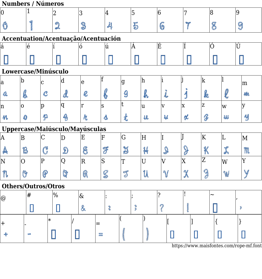Rope MF Free Font Download MaisFontes